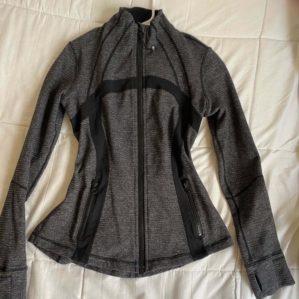 lululemon define jacket Charcoal and Black